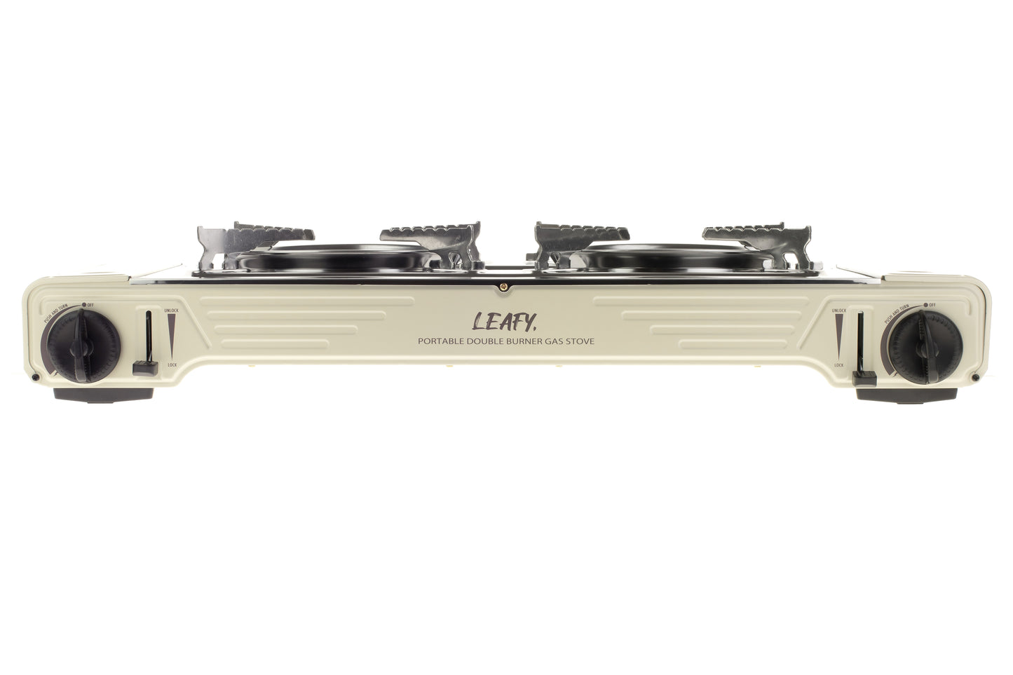 Leafy, Butane Gas Twin Burner Chef Gas Stove with Case (15,000 BTU) (gas cartridge not included) - Leafy, - Little Red General Store