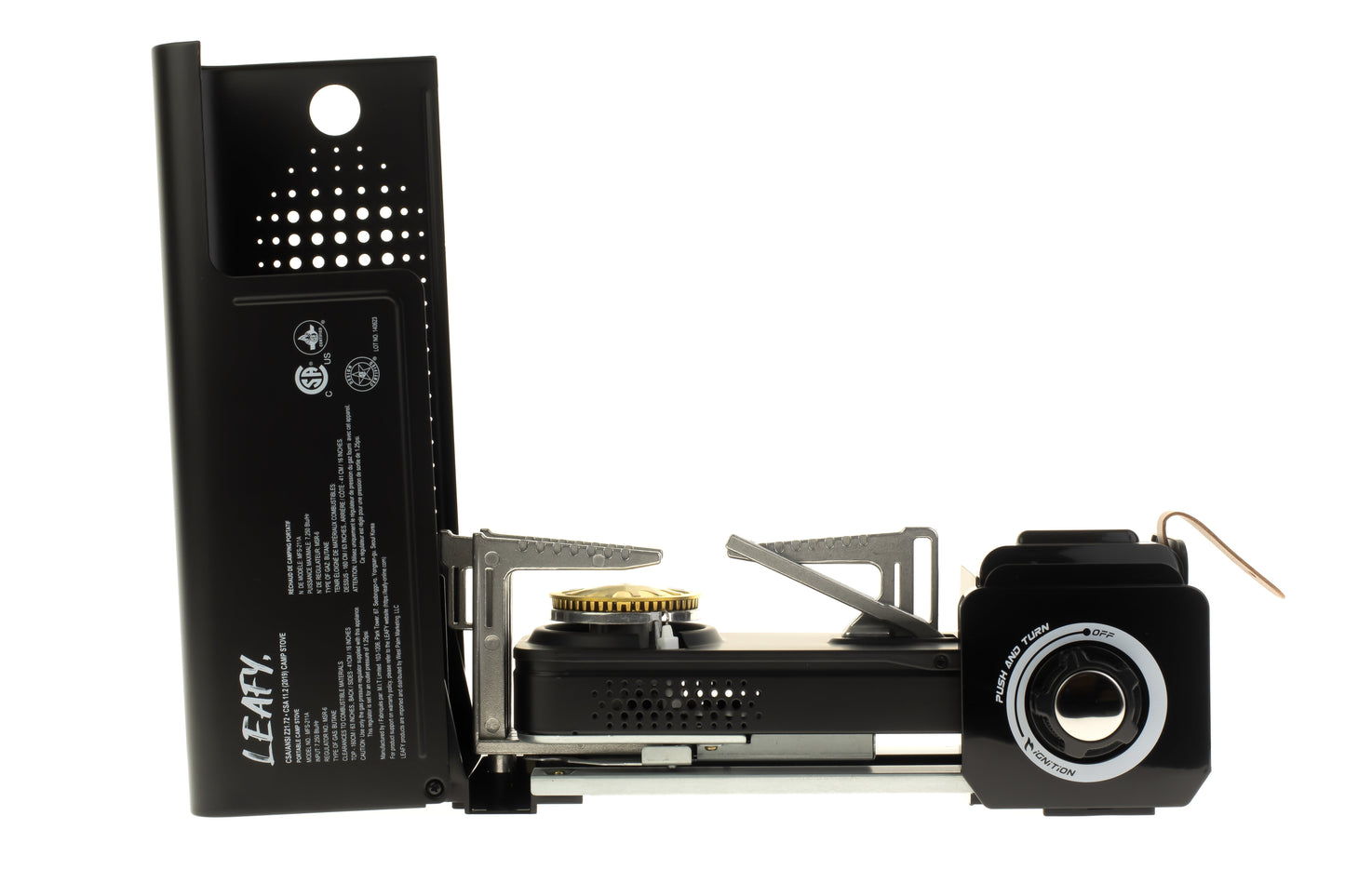 Leafy, Transformer Folding Butane Gas Chef Stove with Case (8,000 BTU) (gas cartridge not included) - Leafy, - Little Red General Store