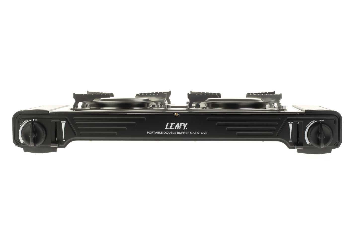 Leafy, Butane Gas Twin Burner Chef Gas Stove with Case (15,000 BTU) (gas cartridge not included) - Leafy, - Little Red General Store