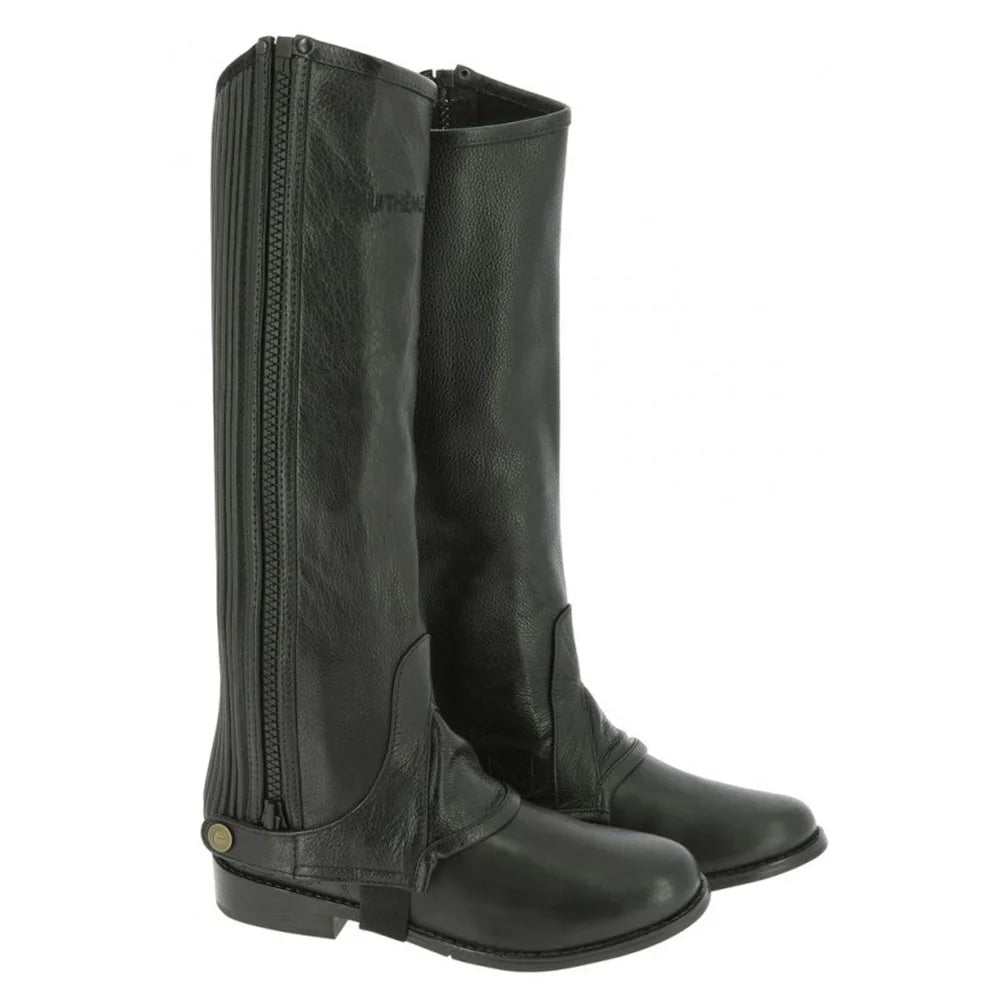 EQUITHÈME Leather Half Chaps