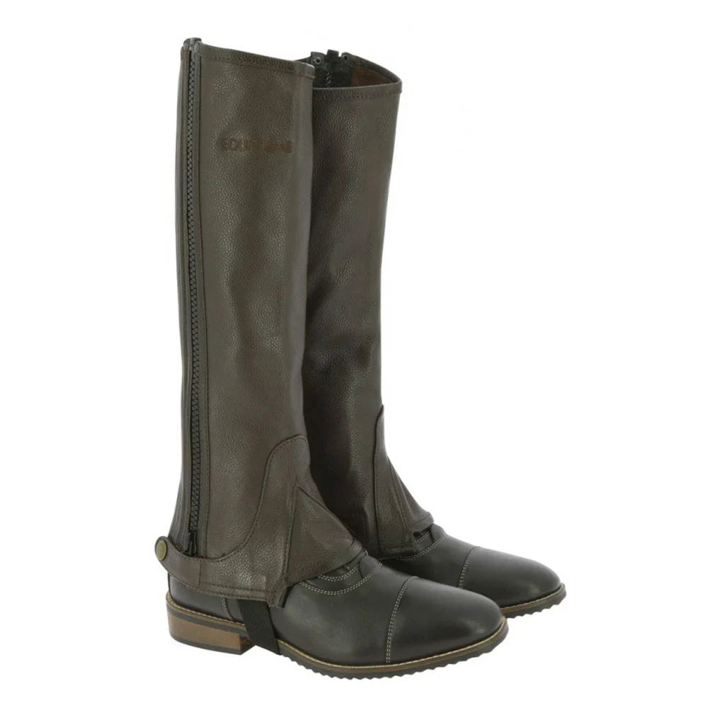 EQUITHÈME Leather Half Chaps