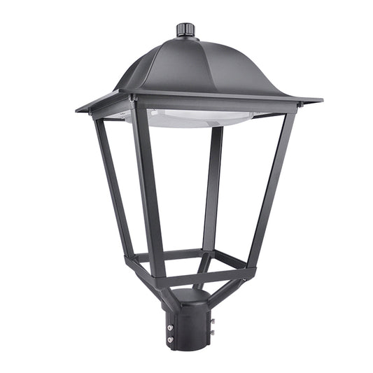 LED Lantern Post Top Pole Lights 30W/50W/75W Watt Tunable 3000K/4000K/5000K 100-277V Area Light for Garden Yard Road