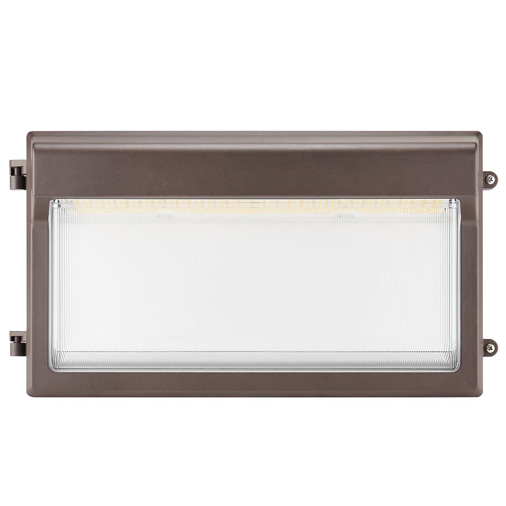 Slim LED Wall Pack Light with Built-in Photocell 30-120W Watt Tunable 3000K/4000K/5000K Color 120-277V