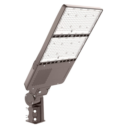 LED Parking Lot Light With Built-in Photocell 90W 120W 150W 200W 240W 320W Tunable 5000K 100-277V IP65 Outdoor LED Shoebox Pole Lights