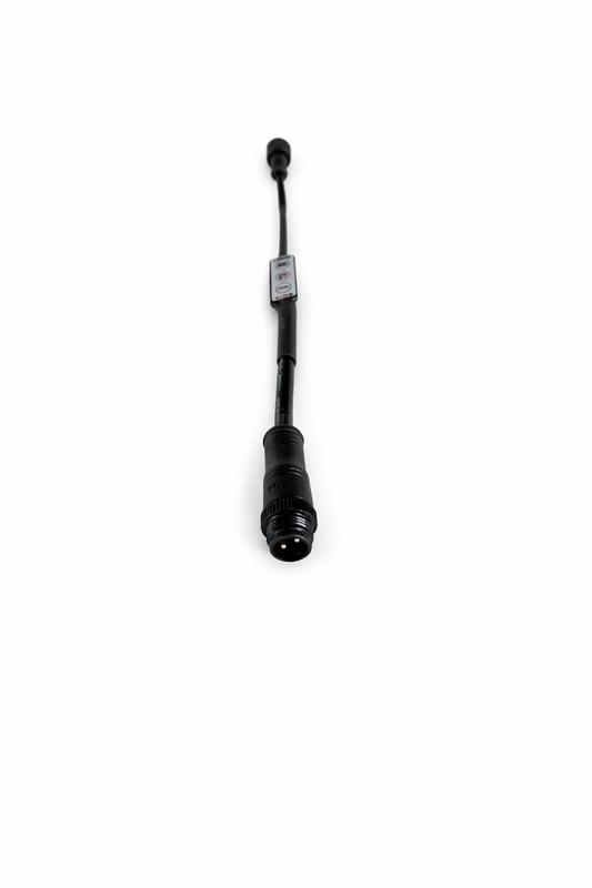 LED Whip Xtreme Only Mounted Remote V2 (4 pin) + Plug & Play Power Wiring Harness