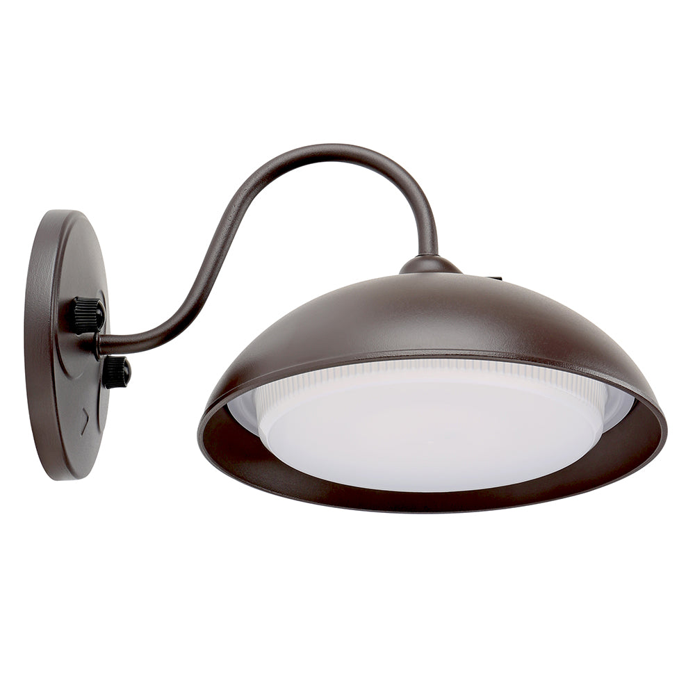 LED Gooseneck Barn Light with Photocell 28W 3000LM Color Tunable 2700K 3000K 4000K 5000K 6500K Dimmable Outdoor Wall Sconce