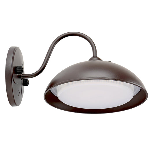 LED Gooseneck Barn Light with Photocell 28W 3000LM Color Tunable 2700K 3000K 4000K 5000K 6500K Dimmable Outdoor Wall Sconce