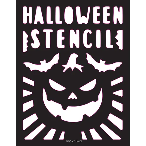 Stencil Book Halloween