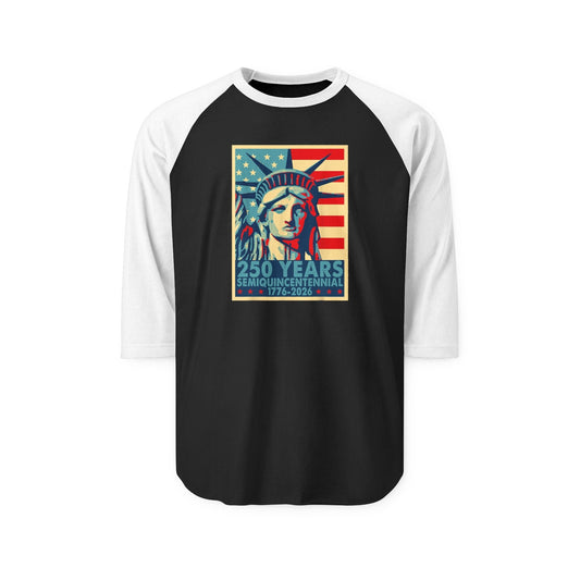 Liberty Semiquicentennial Raglan Tee – America’s 250th Anniversary