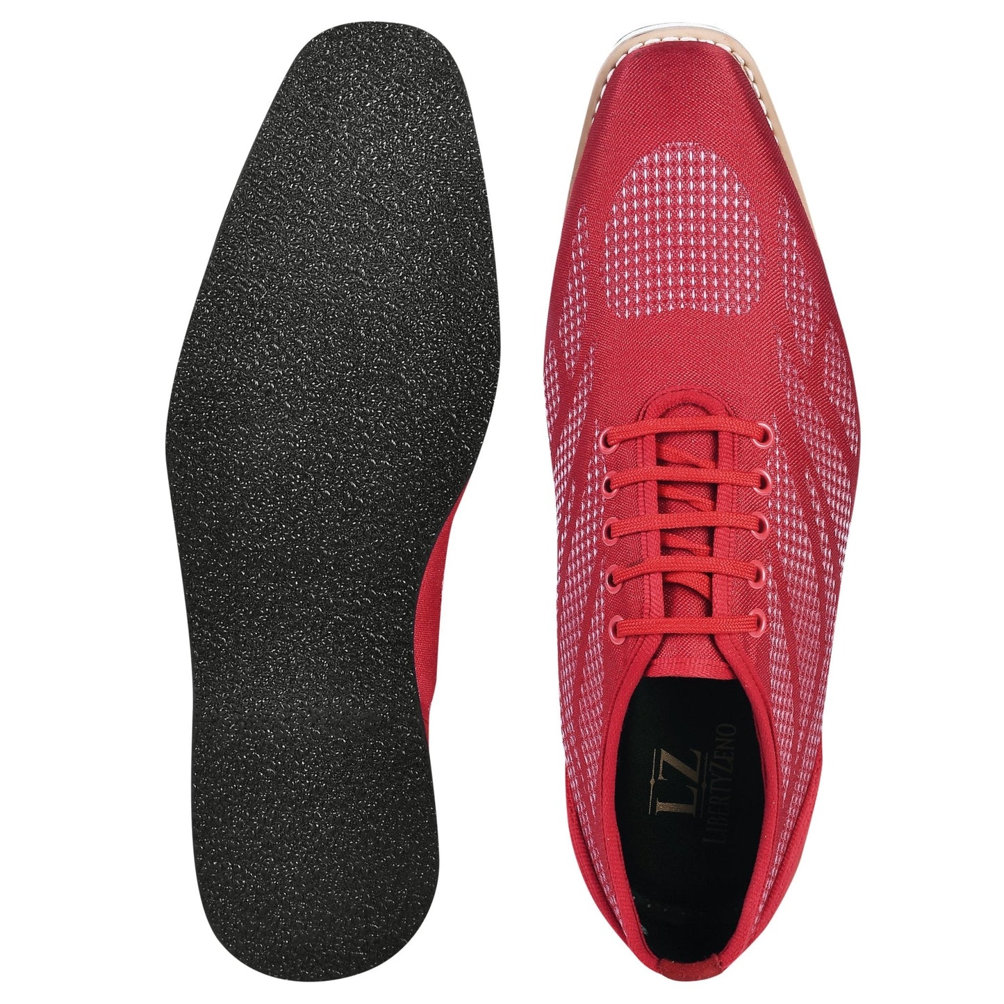 Lava Singh Mens Casual Textile Printed Lace up Shoes - LIBERTYZENO - Little Red General Store
