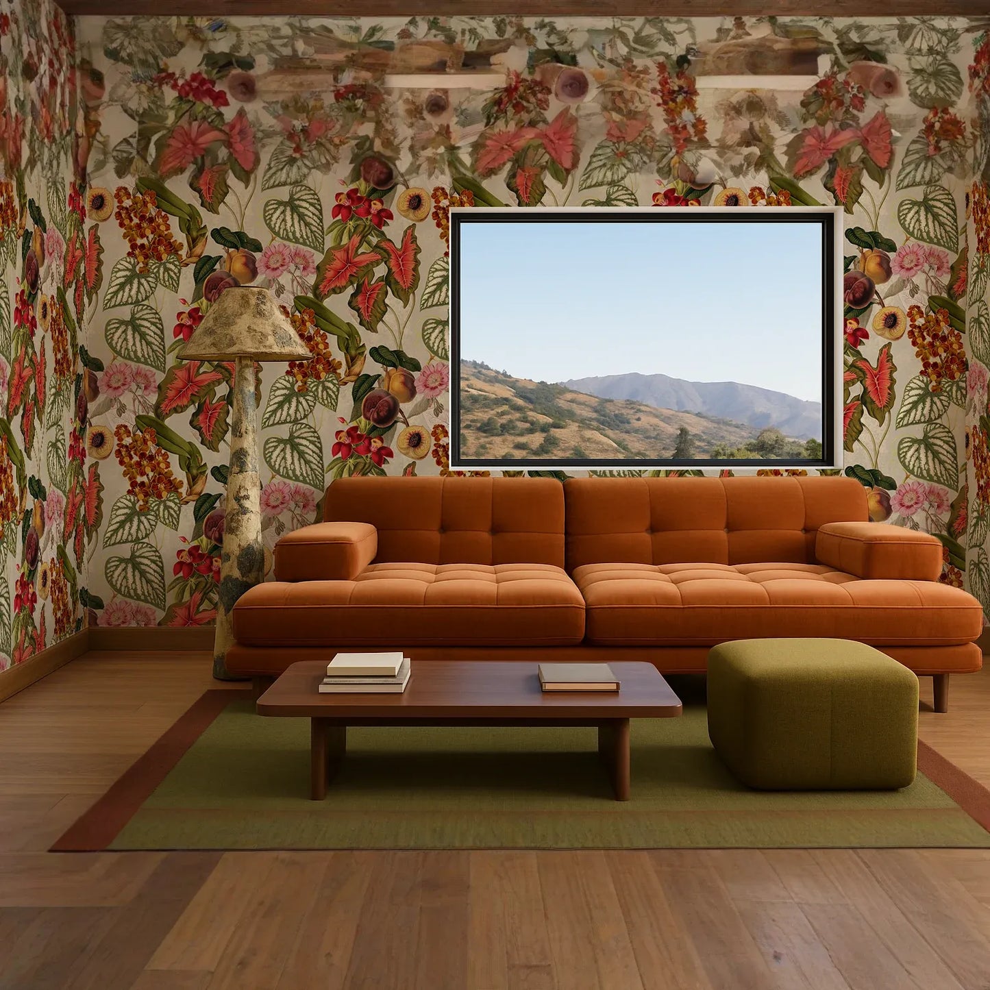 Cali Tropicale Wallpaper, taupe