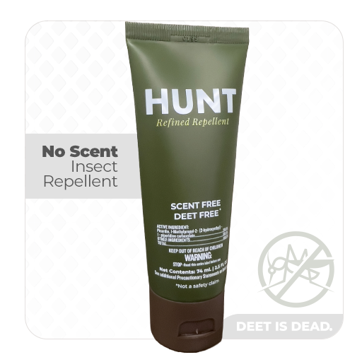 HUNT - Scent-Free, DEET-Free Insect Repellent Lotion
