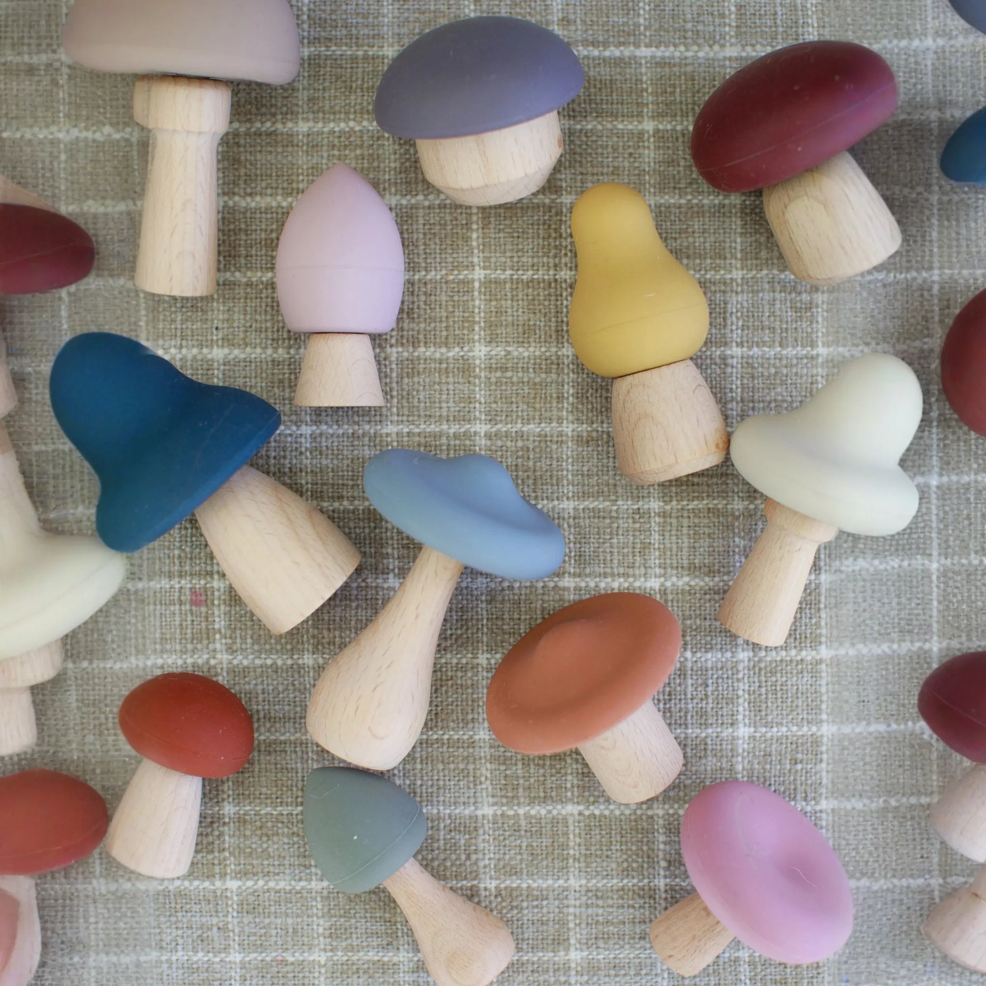Mushroom Toy | Wood & Silicone + Imaginative + Montessori | LYTL®️