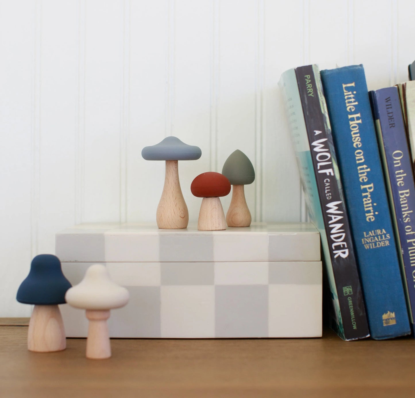 Mushroom Toy | Wood & Silicone + Imaginative + Montessori | LYTL®️