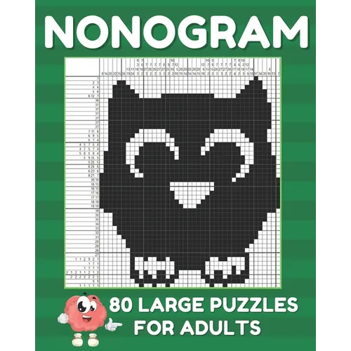 Nonogram Puzzle Books For Adults: Large Griddlers Logic Puzzles Picross Puzzle Book