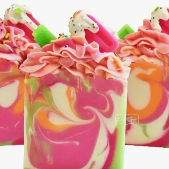Rainbow Sherbet Popsicle Soap