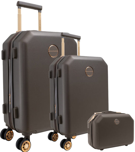 Max Studio The Hexagon ABS 3 - Piece Luggage Set - Magid NYC - Little Red General Store