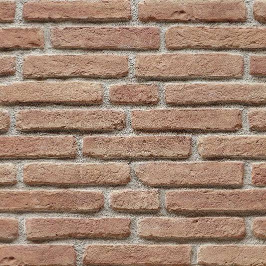 Ferrara Pink Manufactured Stone Handmade Brick Veneer - Livfloors Collection