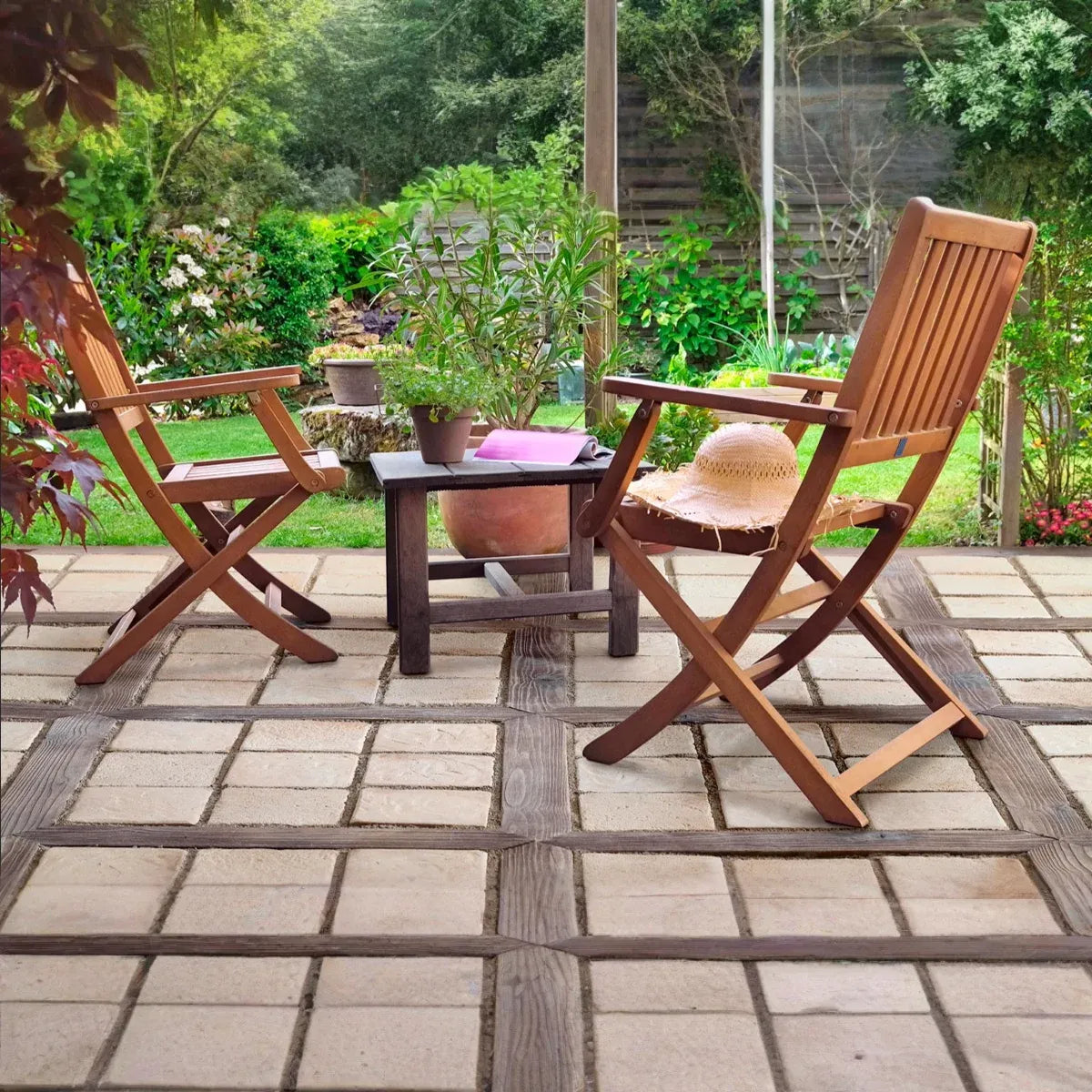 Isola 10 Light Cotto Manufactured Stone Pavers 3/4" Thick F04LC - Livfloors Collection