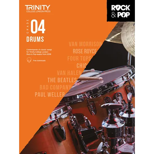Trinity Rock & Pop 2018 Drums: Grade 4