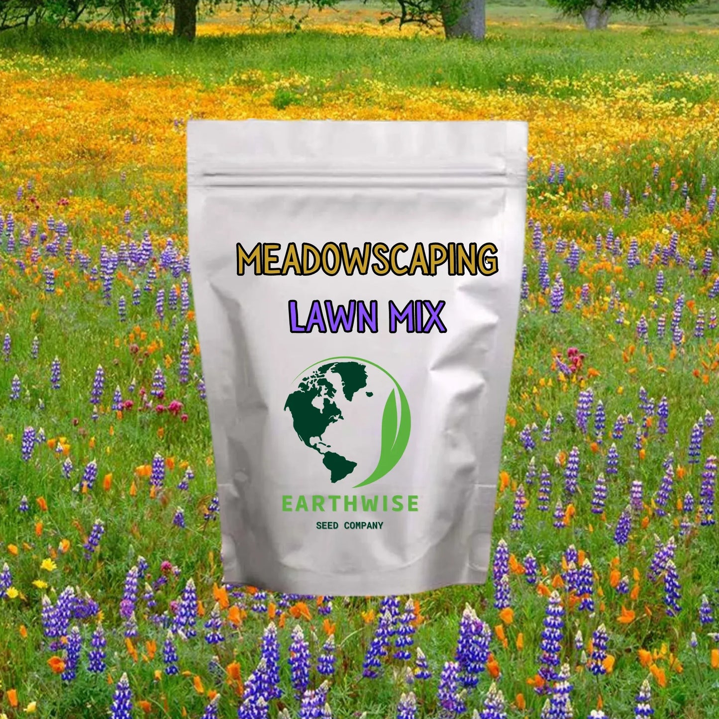 Meadowscaping Mix Alternative Lawn Seed — for Low-Maintenance, Eco-Friendly Lawns