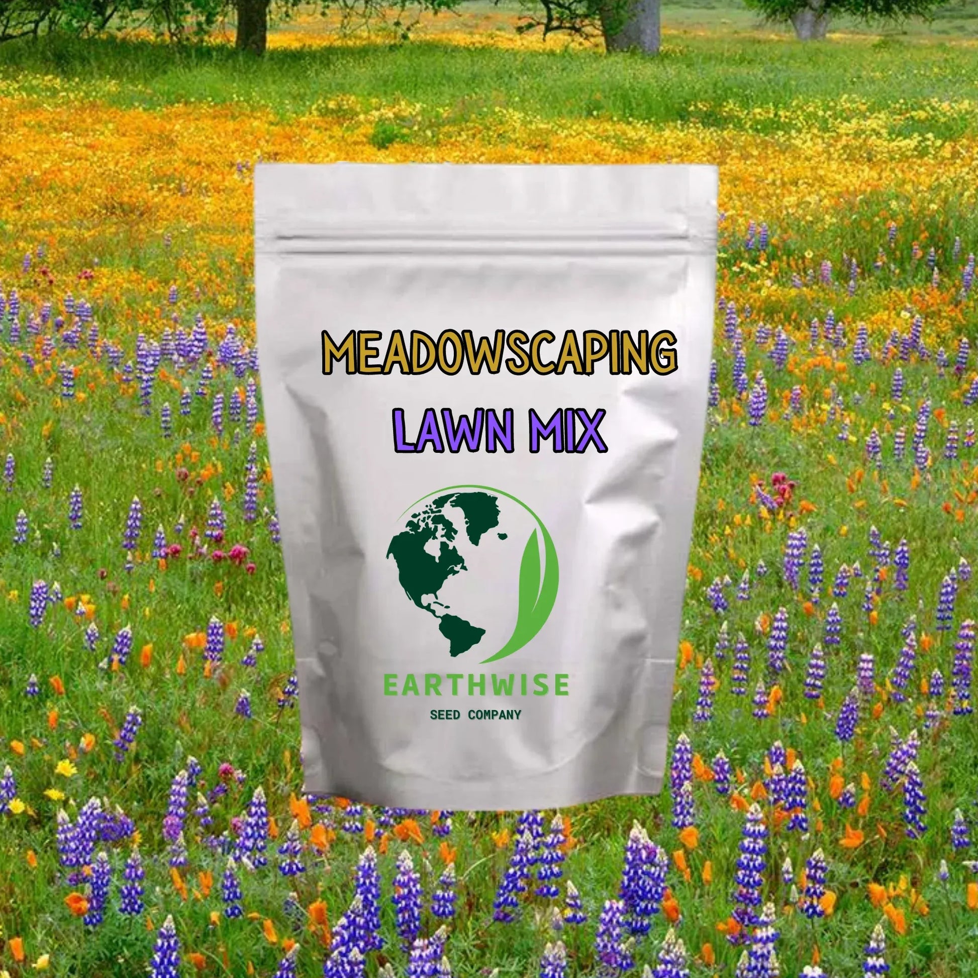 Meadowscaping Mix Alternative Lawn Seed — for Low-Maintenance, Eco-Friendly Lawns