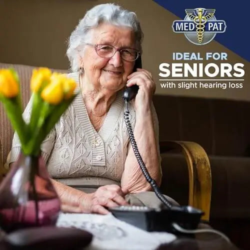 Med-Pat D8WP Waterproof Desk & Wall-Mountable Phone