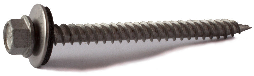 9 x 2 Hex Washer Head Pole Gripper Screw w/ Bonded Washer Strong-Shield™