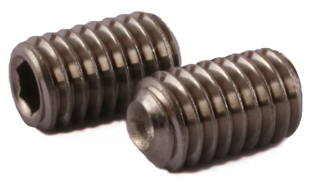 0-80 x 1/4 Socket Set Screw Cup Point 18-8 (A2) Stainless Steel