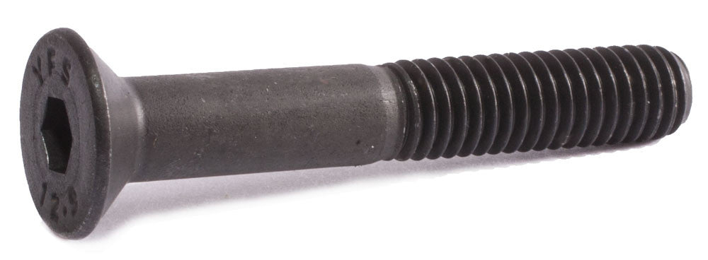 M6-1.00 x 18 Flat Socket Cap Screw 12.9 DIN 7991 Black Oxide