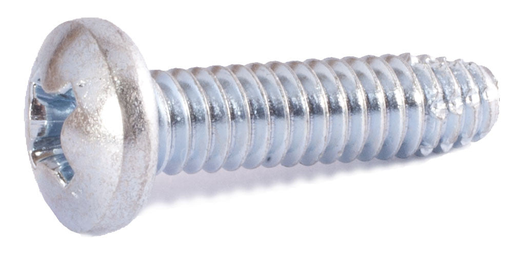 10-32 x 3/8 Phillips Pan Machine Screw Type F Zinc Plated