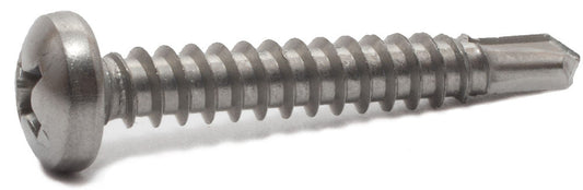 10-16 x 1 Phillips Pan Self Drill Screw 410 SS