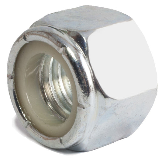 1 1/8-12 Nylon Insert Locknut Zinc Plated