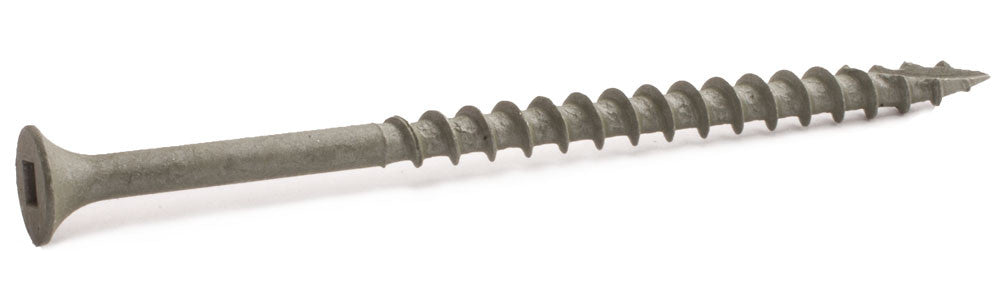 6 x 1 5/8 Square Bugle Decking Screws W.A.R. Coated Type 17 - Carton (5,000)