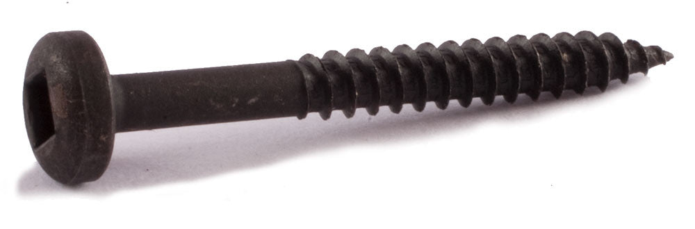 6-20 x 1 1/4 Square Pan Face Framing Screw T17 Black Oxide - Carton (8,000)