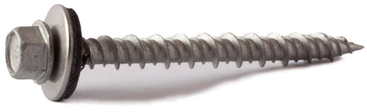 10 x 3 Hex Washer Head Pole Gripper Screw w/ Bonded Washer Hi-Low Thread T17 Strong-Shield™