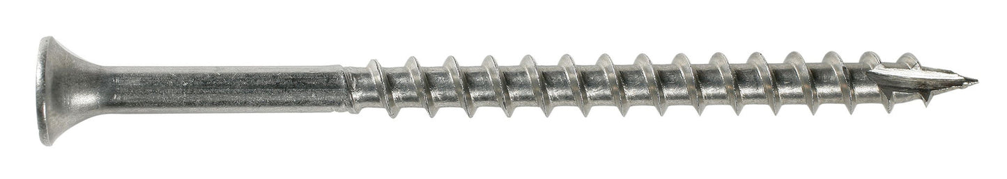 8 x 1 5/8 Simpson Bugle-Head Wood Decking Screws - Square Drive T17 316 SS - 5 lbs Pack (750)