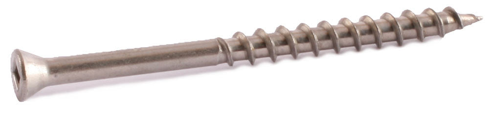 7 x 1 Simpson Trim-Head Wood Decking Screws - Square Drive 305 SS - Bulk Pail (5000)
