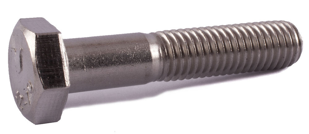 M8-1.25 x 90 Hex Cap Screw DIN 931 A2 (18-8) Stainless Steel