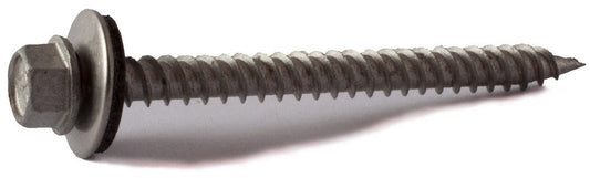 9 x 1 1/2 Hex Washer Head Pole Gripper Screw w/ Bonded Washer Strong-Shield™
