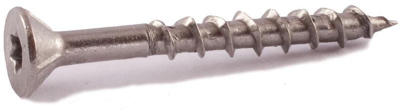 #8 x 2 Simpson Flat-Head Deck-Drive™ DWP Wood Screws 305 Stainless Steel (T20) - Box (5 lb. - 640)