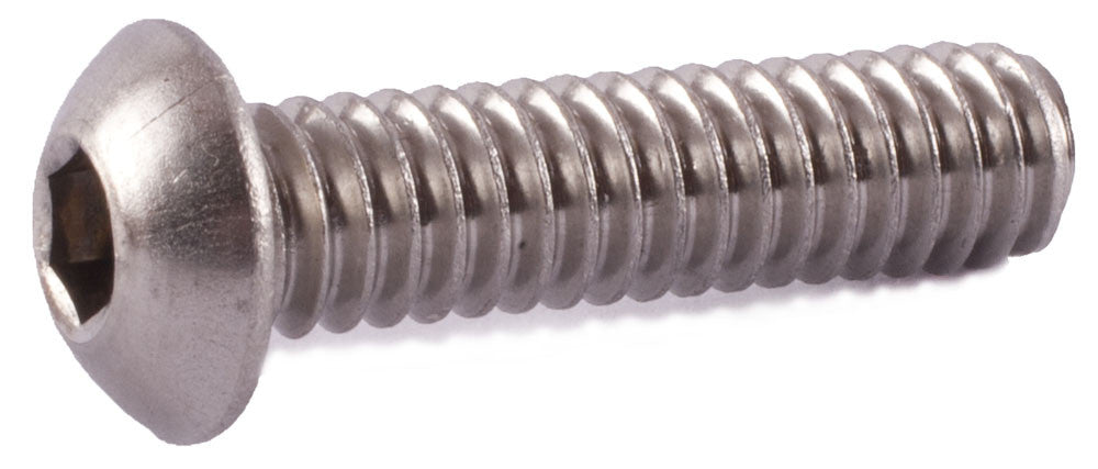 0-80 x 5/16 Button Socket Cap Screw 18-8 (A2) Stainless Steel