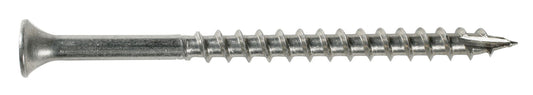 8 x 1 1/4 Simpson Bugle-Head Wood Decking Screws - Square Drive T17 316 SS - Bulk Pail (5000)