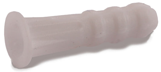 4-6-8 X 7/8 Ribbed Plastic Anchor Nylon White