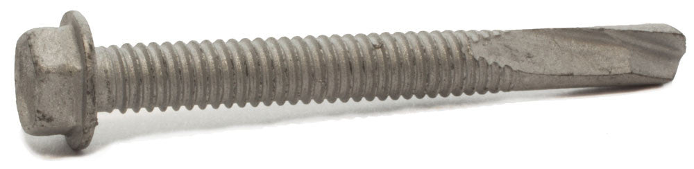 1/4-28 x 6 Hex Washer Head TEKS® Self Drilling Screw (T5) Climaseal®