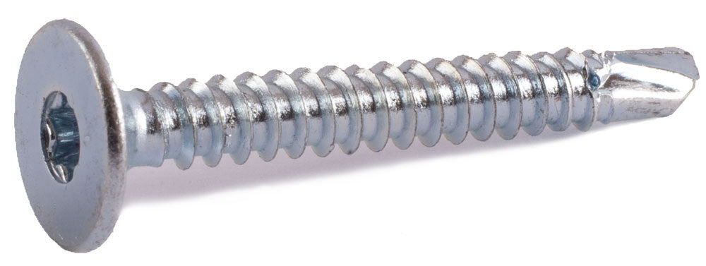 10-16 x 1 1/4 Star Wafer Self Drilling Screw Zinc Plated (T3)