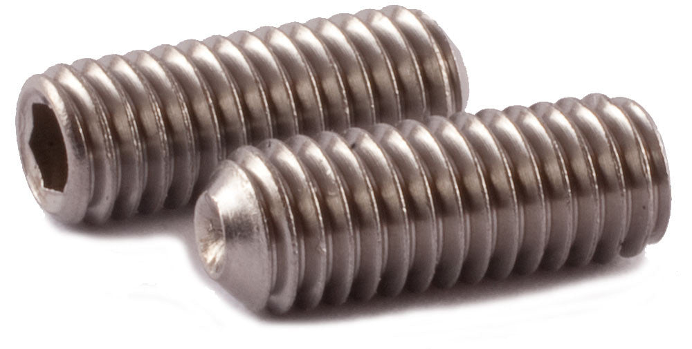 M4-0.70 x 16 Socket Set Screw Cup Point DIN 916 A2 (18-8) Stainless Steel