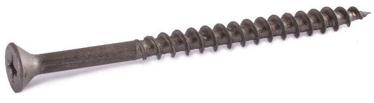 8 x 1 Phillips Flat Particle Board Screw Plain & Lubed - Carton (10,000)