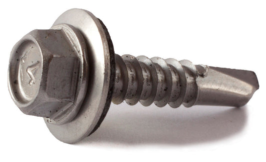14-14 x 3/4 Hex Washer Head Self Drill Screw w/ Neo 410 SS