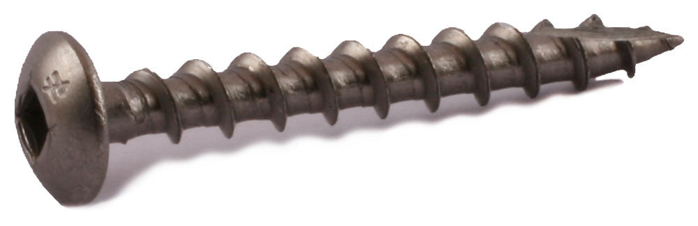 8 x 1 1/2 Simpson Truss-Head Wood Screws - Square Drive 305 SS - Box (100)